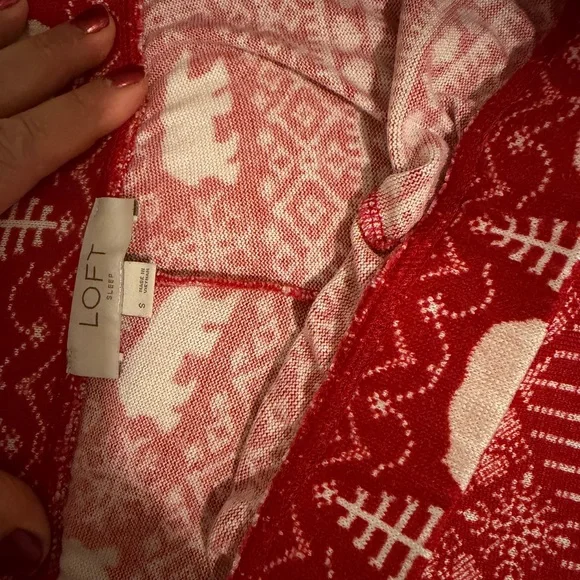 Disney Red Fair Isle Bear Pajama Set - Picture 6 of 14
